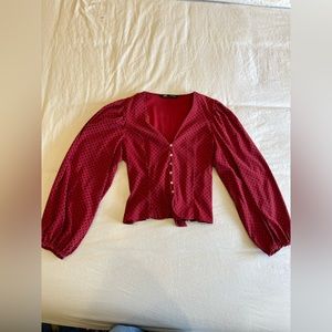 Zara Polka Dot Blouse